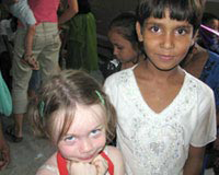 Dana Hillebrecht with Roshni Nisha