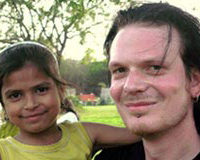 Manuel Grebing with Tannu Pandey